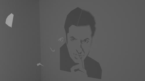 Jeff Goldblum wall shadow preview image